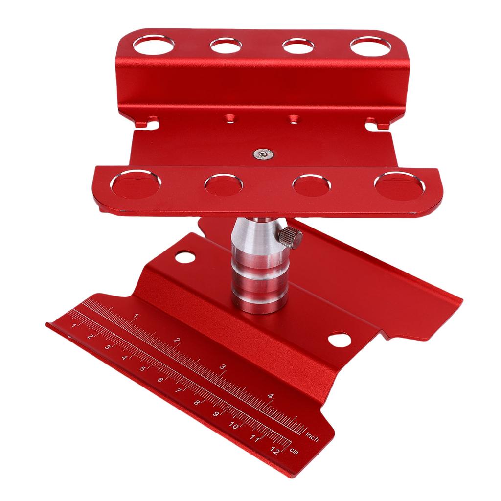 RC Car Work Stand for 1 10 1 8 360 Degree Rotatable Maintenance Workstation Repair Table Red