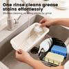 Rectangular Mold Non-Stick Silicone Loaf Pan Easy Release, Heat Resistant Anti-Slip Handles Baking Bread, Cakes Mold
