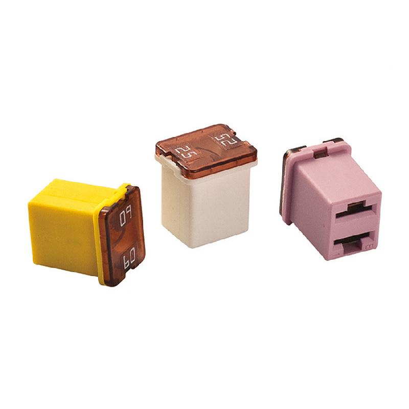 20Pcs Mini Car Square Fuse Dc 12-32V 20A 30A 40A 50A 60A Amp For Cars And Trucks Fuse Panels And Wiring Harnesses