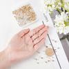 300Pcs 5 Style Brass Spacer Beads, Long-Lasting Plated, Round, Platinum & Golden, 2.3~6x2~5.5mm, Hole: 1~2mm, 30pcs/color