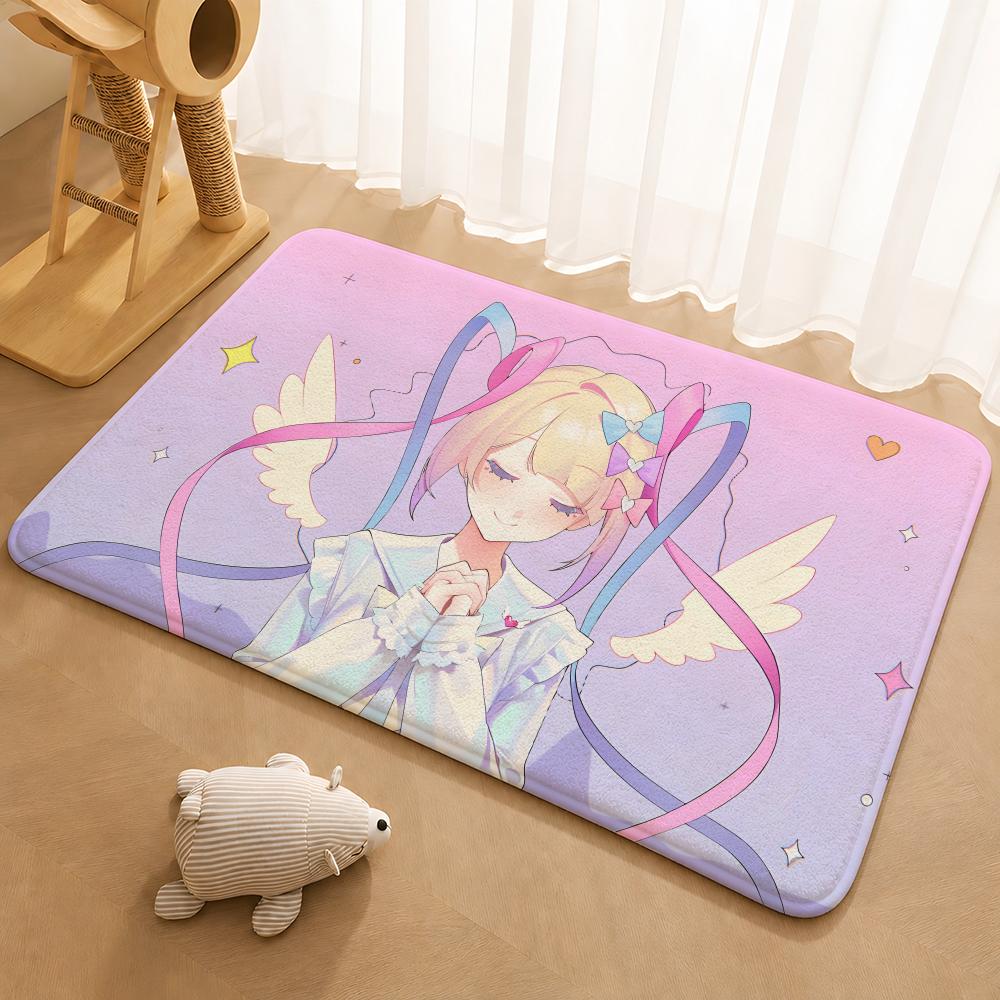 Needy Streamer Overload Floor Mat Floor Mat Soft Flannel Non-Slip Door  Rug for Living Room