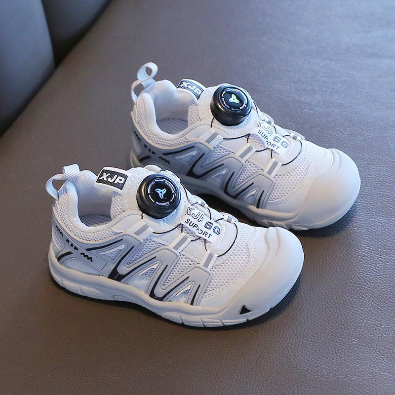 

Boys shoes 2025 autumn new children s outdoor sports shoes girls rotating buckle soft-soled mountaineering shoes running shoes 25 yards inner length 15.7cm серый