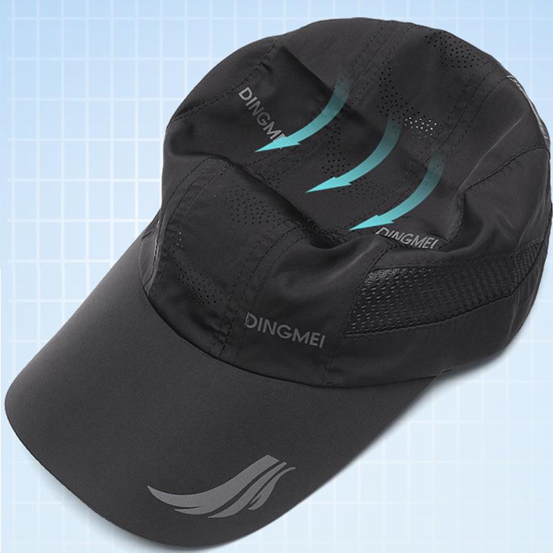 Sommer Mesh Atmungsaktiv Schnell Trocknend Baseball Kappe Männer Frauen Outdoor Angeln Wandern Sport Visiere Hut Licht Dünn Einstellbar Sunbonnet
