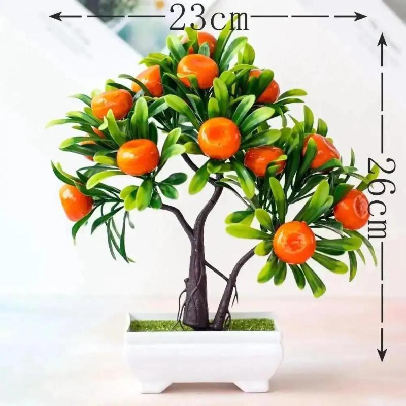 Artificial Simulation Plant Bonsai Fruit Tree Bonsai Wedding Banquet Party Hotel Decoration Home Decoration Wholesale