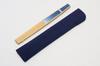 Folding Kyoto Craftsman with Fan in Paper Box [Hasegawa] Men's Fan, Made, Case, (Dragonfly Blue)