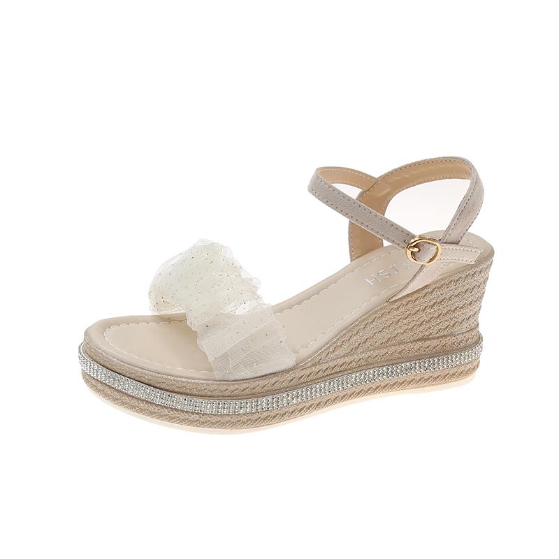 мода Новые женские сандалии-гладиаторы с ремешком на щиколотке и пряжкой — фото 8