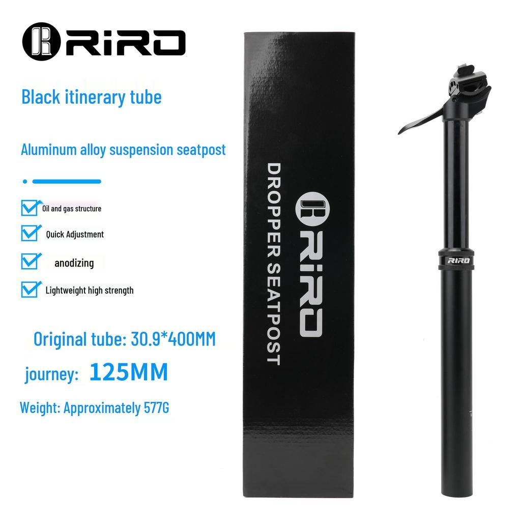 RIRO Adjustable Aluminum Alloy Mountain Bike Dropper Seatpost