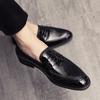 Fashion Lacquer leather men's loafers Versatile fashion designer style Wedding Party Outdoor Leisure Business Men's Shoes Plus Size 48