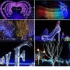 Lumini de Crăciun 50M Led Decorativ șir Lumină zână 8 moduri Ghirlande lumini pentru petrecere de nuntă Lumini de vacanță 220V EU