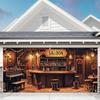 1 piece, Wild West Bar Party Banner - Indoor and Outdoor Decoration, Autumn West Theme Party Garage Door Background Cloth