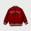 New Era Kids Boston Red Sox Team Stadium Jacket Scarlet Sage