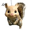 Hanging Nut Dispenser Outdoor Squirrel Feeder with Creative Simulated Head Design Durable 3D Printed Wildlife Feeding Station for Pla Tool Backyard