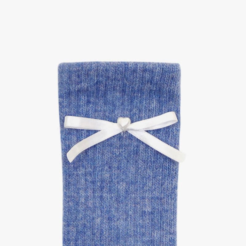 PINK PINEAPPLE SATIN RIBBON GLOVES_BLUE