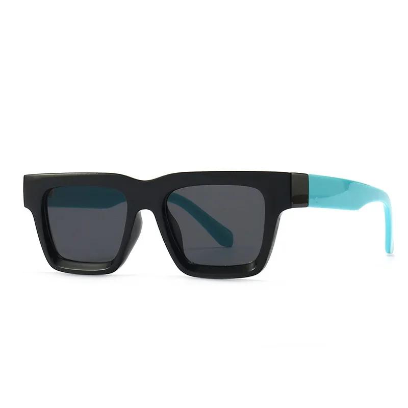 New Man Brand Designer Fashion Mirror Sun Glasses Square Vintage Sunglasses Male Retro Black Outdoor Travel Mirror