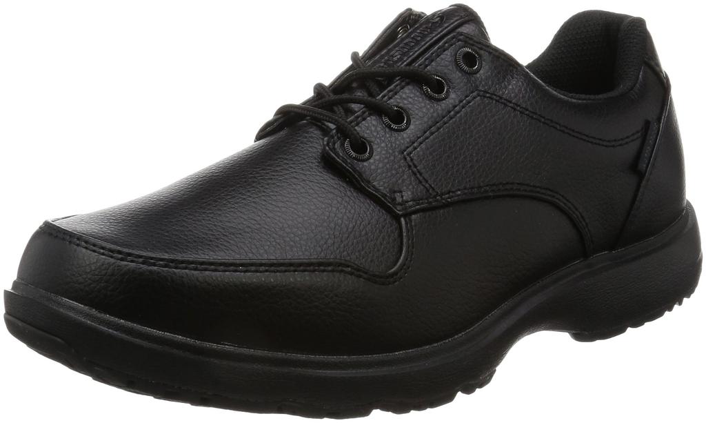 Moonstar RP001 Waterproof Walking Shoes with Suitable for Rain or Size Men's Zipper, Shine, Black, 26.5cm