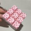 Polka Dot Pattern Fidget Keychain 3/4/6/9 Keys Bag Pendants New Keycap Fidget Toy  for Adult Kid