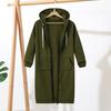 Zip Up Hoodies for Women Oversized Fleece Long Tunic Hooded Sweatshirt Fall Winter Casual
