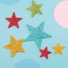 Crafts Heart Shapes Star Party Stickers Foam Glitter Wedding Decoration
