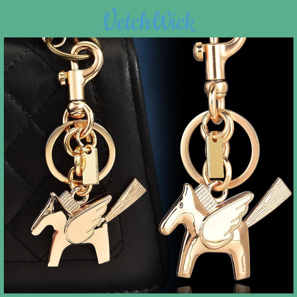 Unicorn Keychain Metal Pendant With Stylish 3d Design For Daily Use And Gift