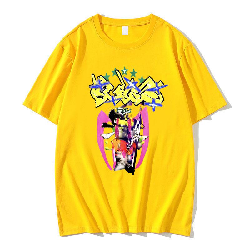 Bladee 333 Skate Drain Gang Graphic T Shirts Men Women Hip Hop Oversized Short Sleeve Unisex Casual Tshirt Male Cotton Tshirts
