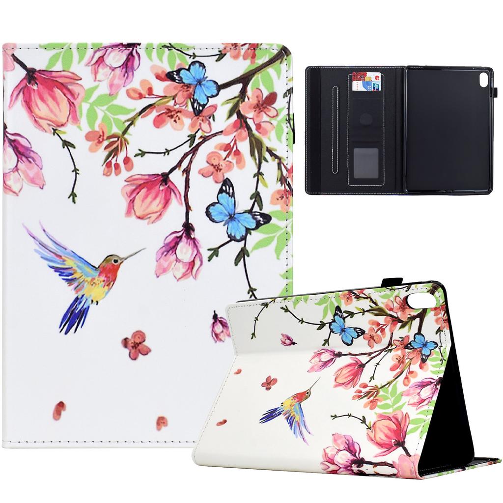For iPad (2025)/10.9 (2022) Case Pattern Printing Tablet Cover Shockproof Leather Card Holder Stand Case