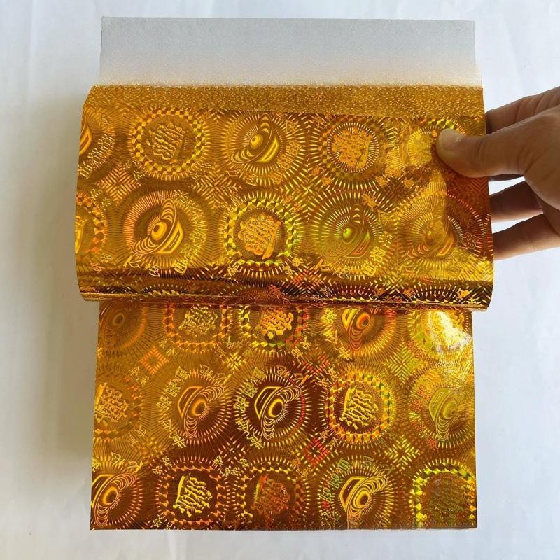 Seven-Color Laser Gold Origami Paper