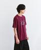 Iseuteuseobiseusyab Eee Logo Short Sleeve T-Shirt - Deep Burgundy