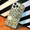 Iphone16Promax Mobile Phone Case Luxury Apple 14 Flowers 15 Hollow Bow 13 Crown Women'S Light Luxury