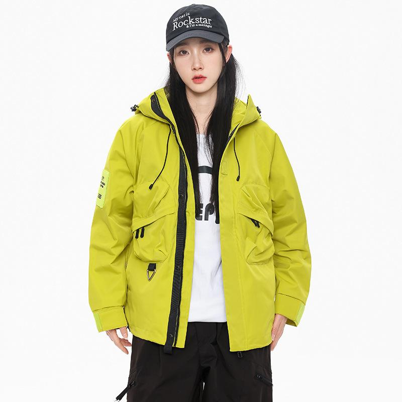 Functional Wind Tooling Jacket Men's Windproof and Waterproof Mountaineering Suit Women's Outdoor Hiking Jacket