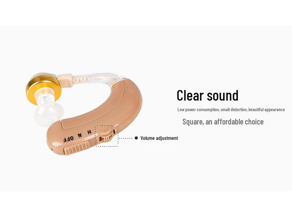 Banglijian USB Rechargeable Hearing Aid for Seniors - Chinese-English Sound Amplification for Deafness & Tinnitus