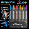 Holiday Glitter Double-Line Pen for DIY Cards & Scrapbooks