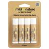 Mild By Nature Sierra Bees™, Organic Lip Balm, Cocoa Butter, 4 Pack, 4.25g (0.15oz) Each