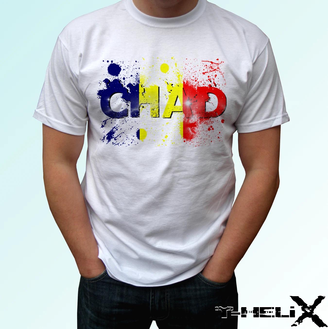 

Chad flag - white kids boys T-Shirt Africa top design - s s kids & baby sizes 160
