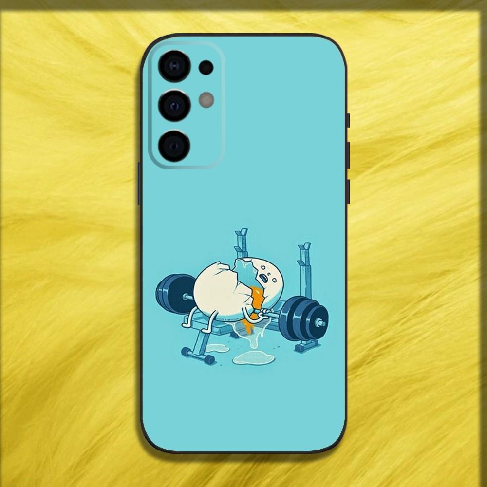 

Bodybuilding Gym Fitness Phone Case For Samsung S24,S21,S22,S23,S30,Ultra,S20,Plus,Fe,Lite,Note,10,9,5G Black Soft Shell Samsung S21fe