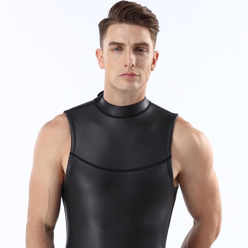 2mm CR Neopren Ganzkörper-Neoprenanzug Tauchen Schwimmen Wassersport Herren Kurzer Schnitt Thermisch Warm