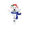 Retractable Badge Glitter Christmas Badge Badge Holder Retractable For  Staff Holiday Season Doctors