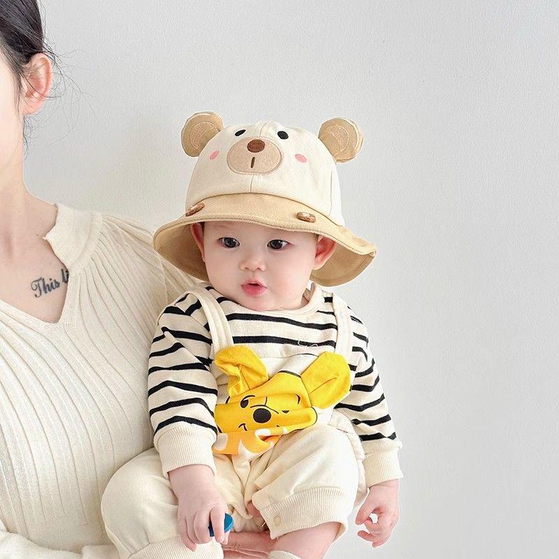 Baby Cartoon Bucket Hat: Spring/Autumn Sun Protection for Boys & Girls