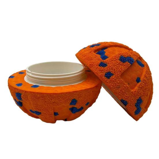 

Interactive Dog Ball Toy Electric Vibrating Dog Ball Three Play Modes Textured Smart Bouncing Ball for Medium to Large Dogs Chasing Chewing B помаранчевий