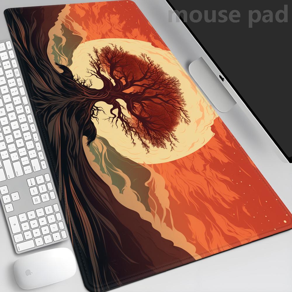Viking Valknut Yggdrasil Tree Of Life Simple Design Customized Laptop Gaming Size For Keyboards Mat Mousepad For Boyfriend Gift