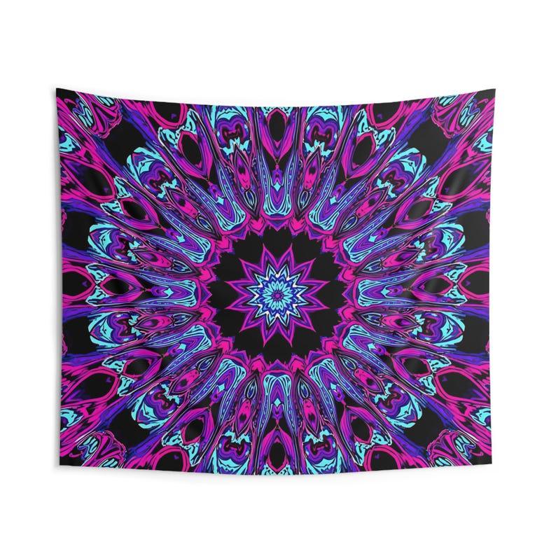 Mandala tapestry 75x100 чёрный