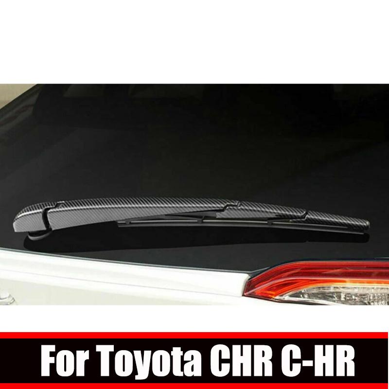 For Toyota CHR C-HR XA10 2018 Car Rear Window Tail Windscreen Wiper Cover Rear Wiper Clean Frame Trim
