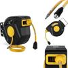 Automatic Wall-mounted Reel with Pneumatic Hose for Compressor, Connection 148221, Length 11 M