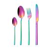 32pcs for 8, Dinnerware Set Stainless Steel Cutlery Set Knife Fork Tea Spoon Bar Restaurant Kitchen Tableware