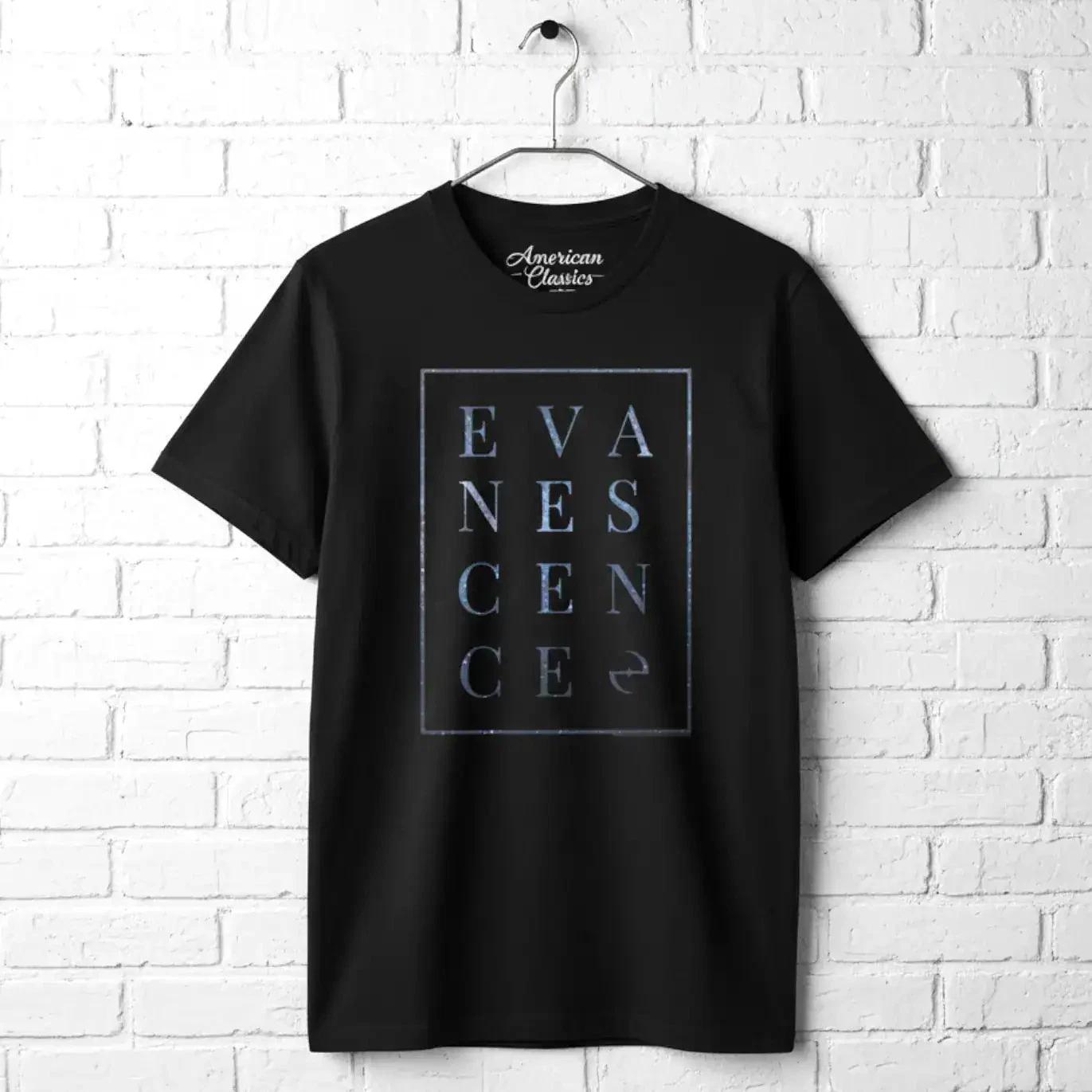 Мужская футболка Evanescence с винтажным блочным логотипом XXL