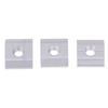 5pcs 21.2mm 22.3mm 23.7mm Solar Panel Mounting Aluminum Alloy Bracket End Mid Clamp T-Blocks Square Nuts M8 T-Sliding Nut