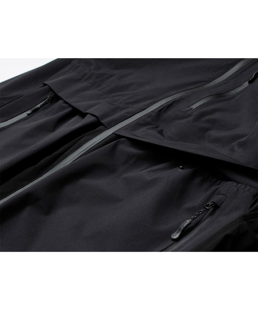 Snow Peak SYMPATEX Hybrid Rain Jacket and Size M JK-25SU701, Men's Women's, Black,