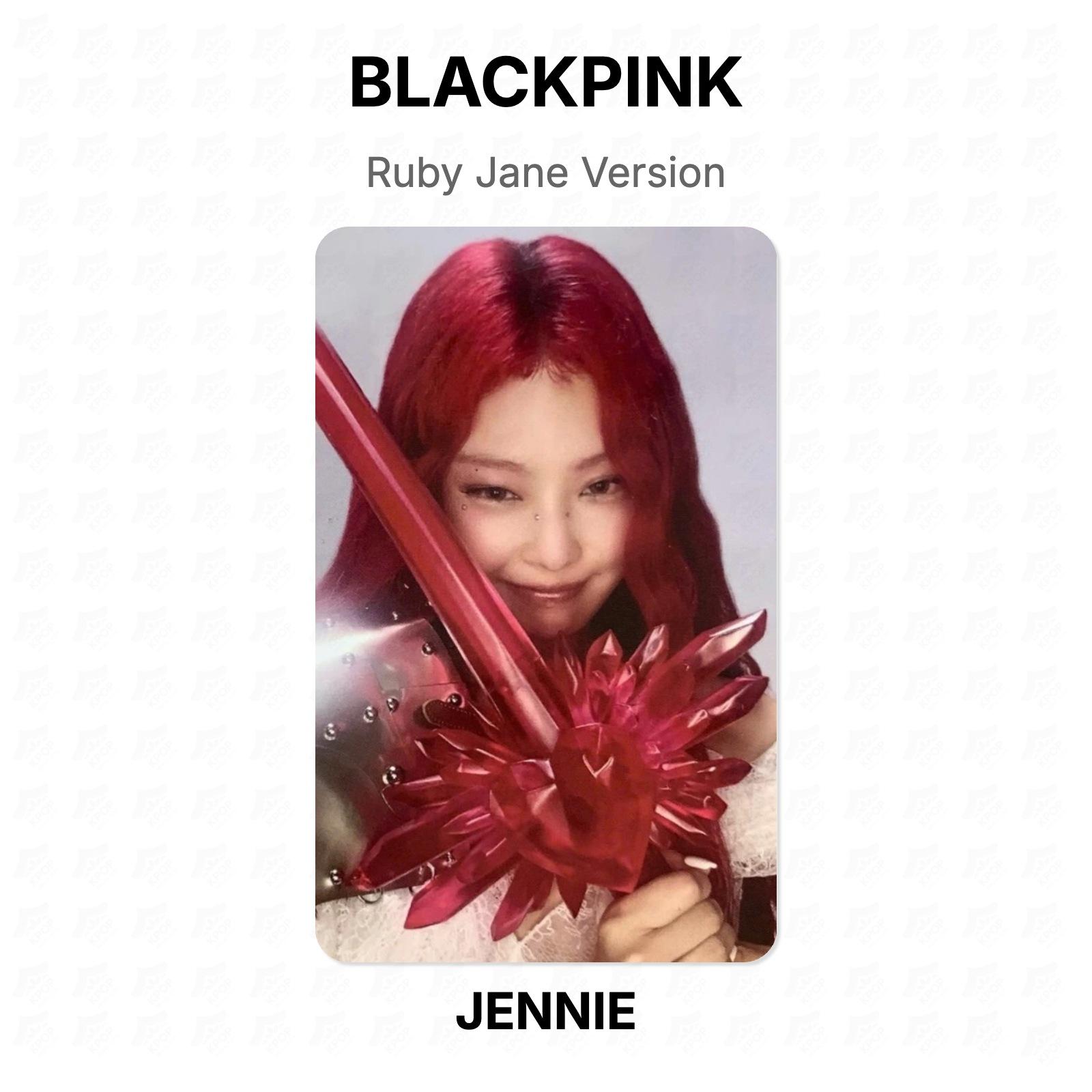 Официальная фотокарточка BLACKPINK Версия Руби Джейн JENNIE 03