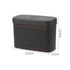 Universal Car Trash Bin Hanging Vehicle Garbage Dust Case Multi-functional Backrest Storage Box Pressing Trash Can Accessories