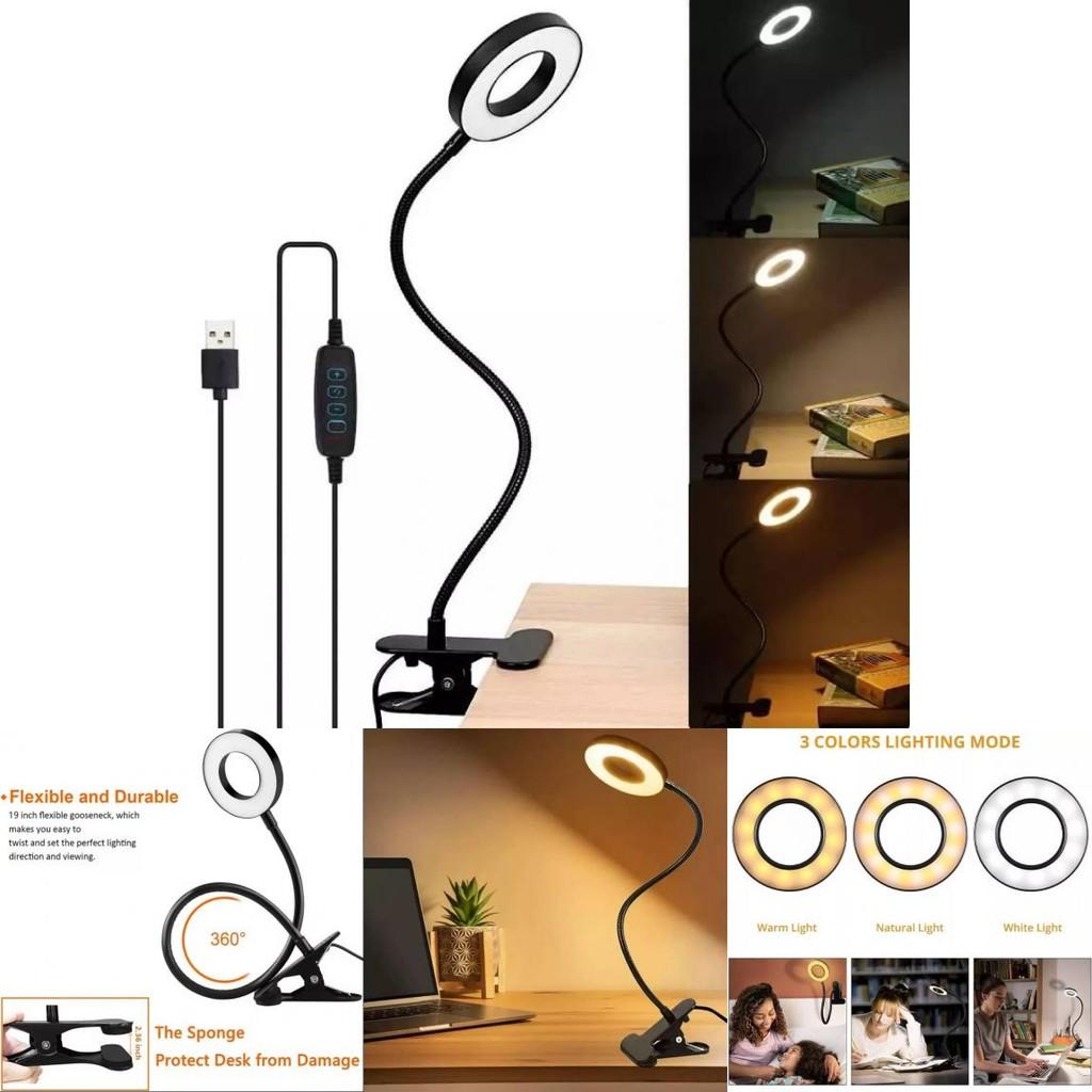 High-quality Black Led Table Lamp With Usb Power For Study And Beauty Needs
