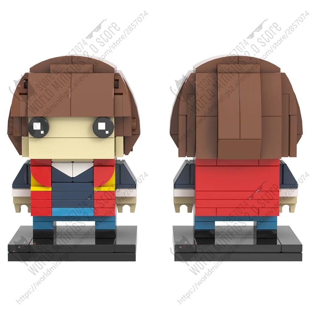 MOOXI Horror TV Figures Demon Brickheaded Building Blocks Models Sets MOC Bricks DIY Assembly Toys Kids Gifts Collection Display